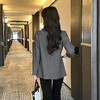 奢姿2025年秋季新款大码女装拼色戗驳领西服上衣胖妹妹休闲外套9943391660 商品缩略图3