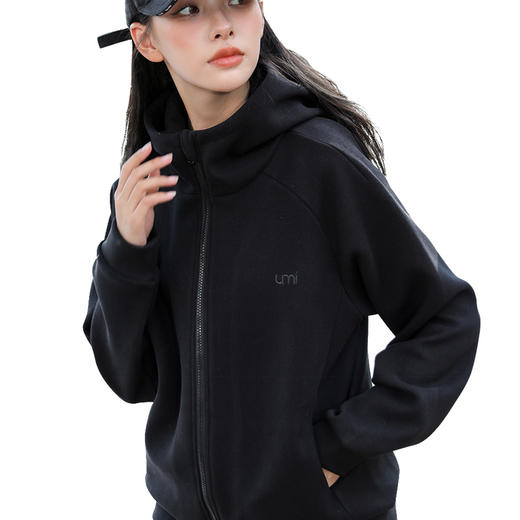 【新一代3.0 热皮柔卡呢外套】【专柜品质】男女同款防风加厚连帽卫衣外套 轻暖舒适有型轻户外运动外套 商品图12