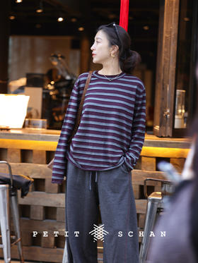 PETIT SCHAN小闪 CLO#428 usual mind 平常心 德国扬子纱100%美丽诺羊毛针织长袖套头针织衫