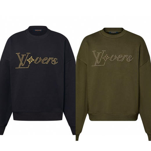 L-H 烫珠圆领卫衣 商品图0