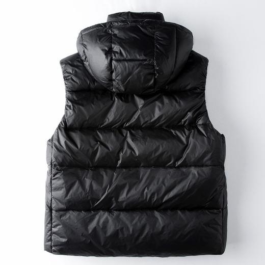 丁摩 90鹅绒背心外套可拆连帽坎肩羽绒马甲女12302B 厚薄 商品图2