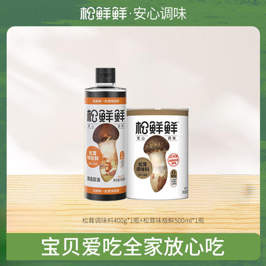 【分仓直发包邮】松鲜鲜调味礼包（毛毡包伴手礼）400g+500ml 商品图1