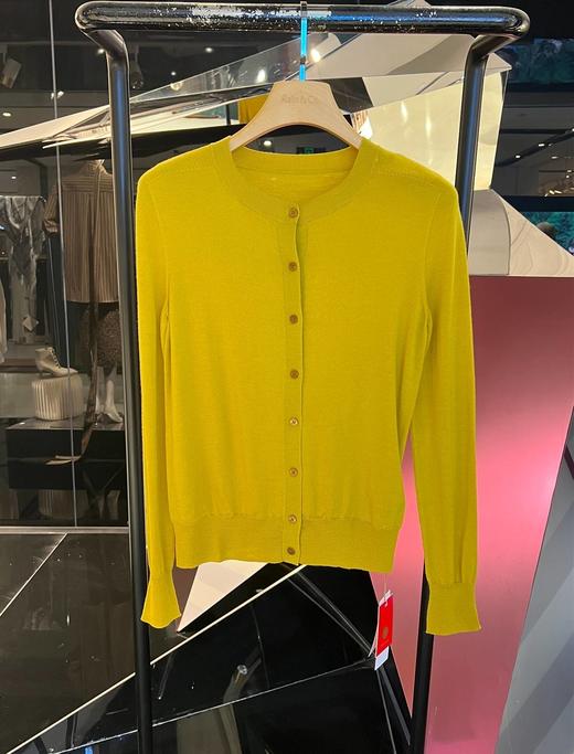 女士羊毛圆领开衫 商品图1