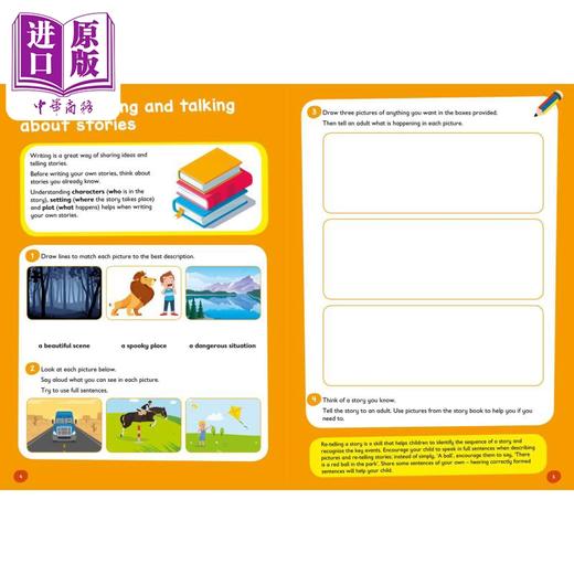 【中商原版】Story Writing Ages 5-7 Collins Easy Learning 英文原版 柯林斯易学儿童 故事写作 5-7岁 KS1小学英语 商品图3