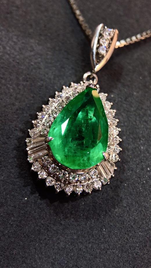 5.3ct刻面祖母绿吊坠 商品图3