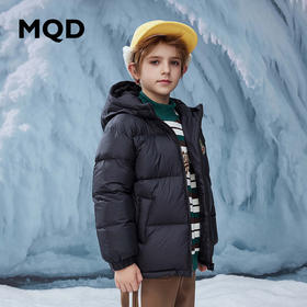 【MQD】童装男大童冬季新款一手长连帽羽绒服