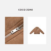 COCO ZONE 冬季复古美式拼接翻领保暖外套 CC2D3074 商品缩略图6