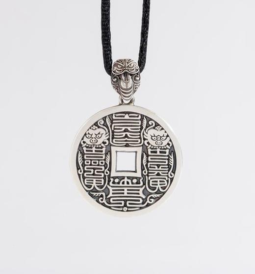 矩德泉坊 纯银手作  QY401010801本命星官蛇挂扣（3厘米版） 商品图1