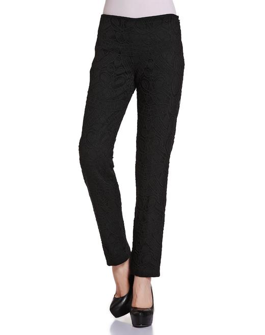 4894415287158 JOAN&DAVID 黑色时尚百搭长裤 商品图0