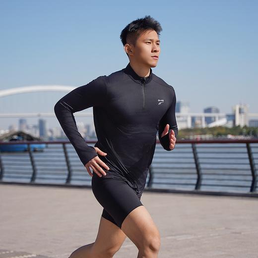 多威运动上衣立领半门襟男士吸湿速干长袖T恤2342450 商品图8