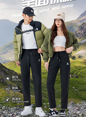 【加绒保暖】登山冲锋休闲加绒加厚防风裤休闲情侣防寒保暖裤