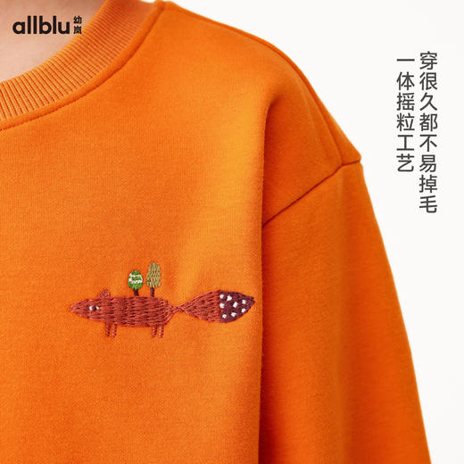 【玉米绒】幼岚童装 印花套头卫衣亲肤保暖24年冬新款儿童舒适卫衣 商品图2