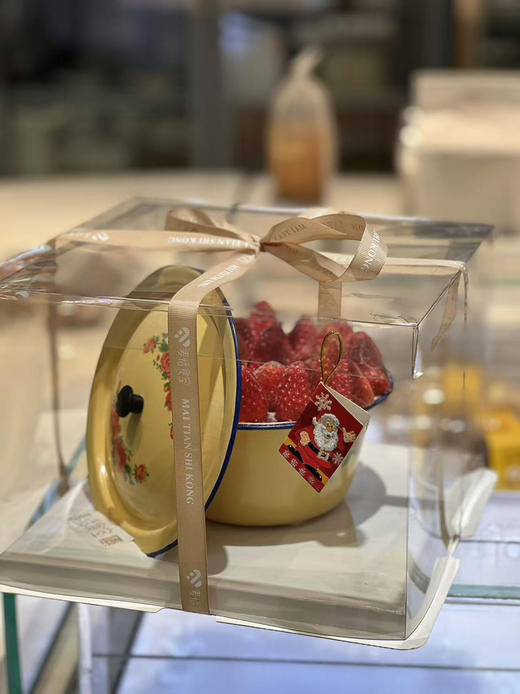 搪瓷盆草莓蛋糕 6英寸 商品图0