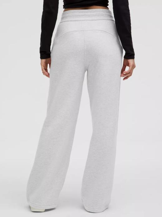 LULU 2024冬季新款 女士 加绒 Scuba中腰 纯棉直筒裤长裤 Z-12200 商品图7