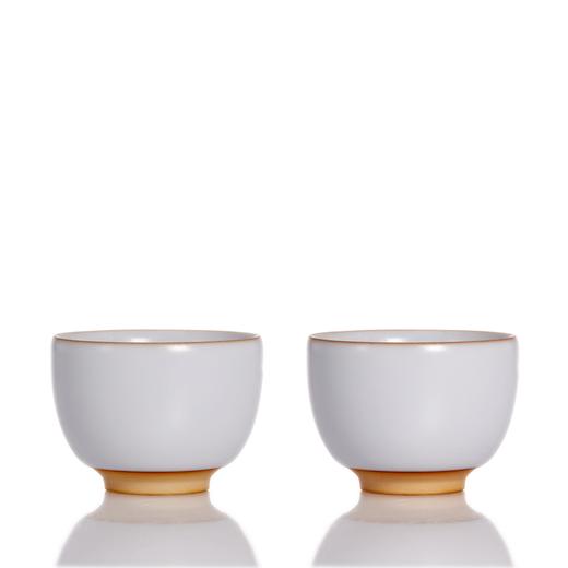 【活瓷陶器】暖心小茶杯2只装185ml 商品图0