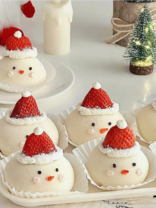 草莓雪媚娘（1个） 商品图0