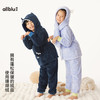 【冬Vol.3】allblu幼岚【小毛怪】儿童家居服女童男童24冬新款双面舒棉绒套装ZY 商品缩略图3