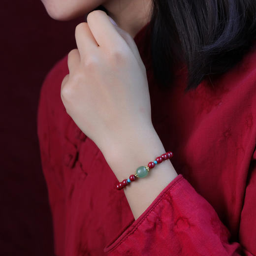 【大人小孩都能戴 经典百搭不挑人】珩钻 国潮系列朱砂手串 商品图13