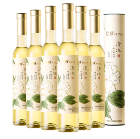 尼雅 清凉贵人香 甜白葡萄酒 甜酒 新疆产地 清新爽口 375ml*6瓶 整箱