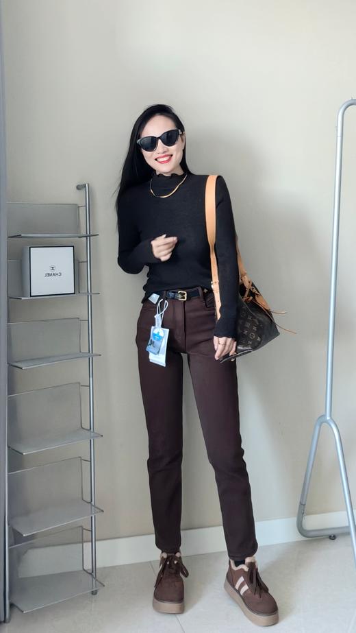 加绒羊剪毛厚底面包德训鞋磨砂皮透气猪里皮 商品图4