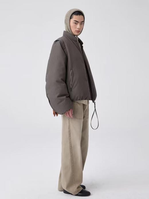 Simple Project/Y24188/西服面料可拆袖羽绒服 商品图3