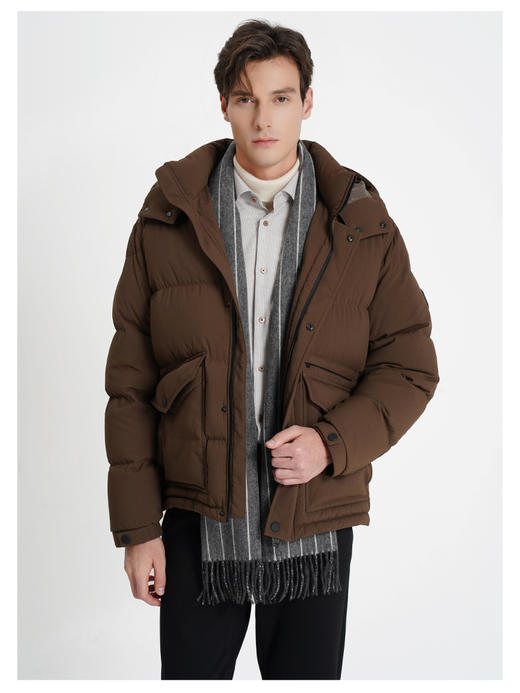 callisto咖啡色鹅绒羽绒服 商品图2