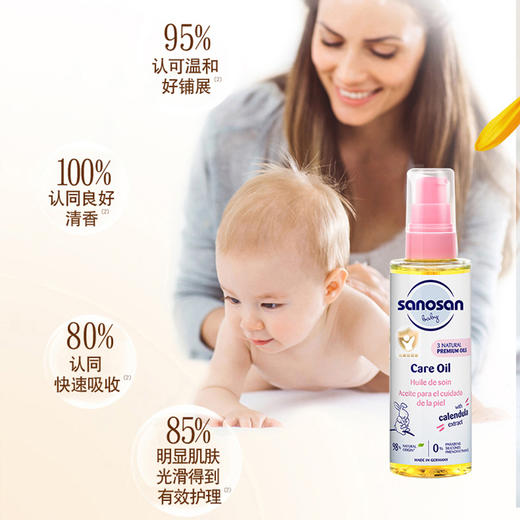 【中欧班列精选】哈罗闪婴幼儿舒缓抚触油100ml/瓶 原装进口宝宝儿童护肤橄榄油新生儿抚触润肤油 商品图2