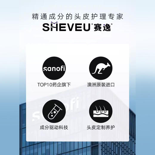 【保税仓】Sheveu赛逸去屑修护绿瓶、控油紫瓶洗发水、固发丰盈橙瓶  200ml/375ml     润泽闪耀护发素200ml 商品图5
