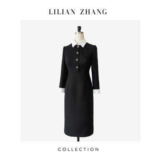 C-“定制”—“都市力量”——永恒经典—— （一衣两穿）法式小黑裙 2401196 商品图1
