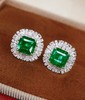 2.16ct刻面祖母绿耳钉 商品缩略图1