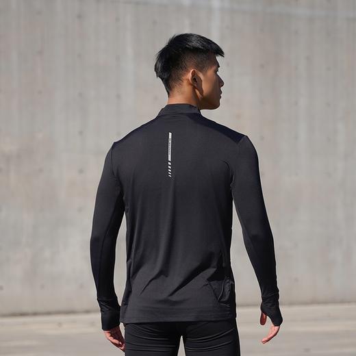 多威运动上衣立领半门襟男士吸湿速干长袖T恤2342450 商品图9