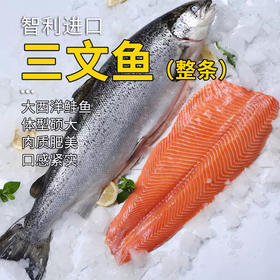 三文鱼整条4.9-5.4kg 原料原产国-智利