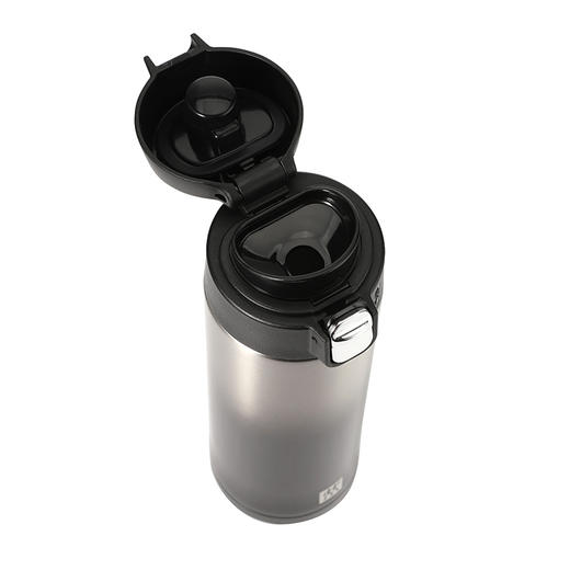 ZW-BP828 双立人真空保温弹跳杯黑银色430mL 商品图2