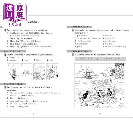 【中商原版】企鹅阅读分级指导1级 金银岛 Penguin Readers Level 1 Treasure Island 英文原版进口 ELT分级阅读 儿童读物 商品图3
