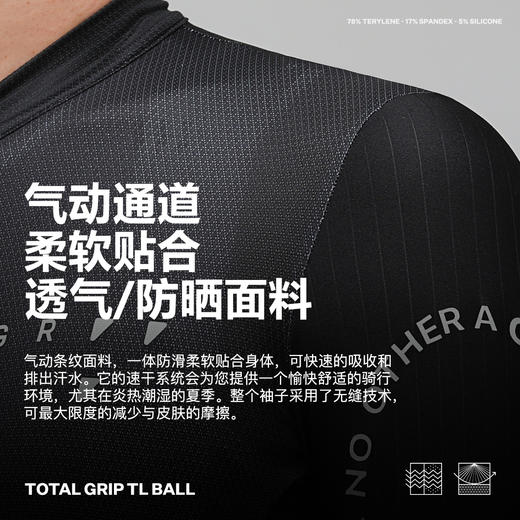 GRC桀骛无尽春夏新款女士标语系列速干公路自行车骑行服上衣 商品图2