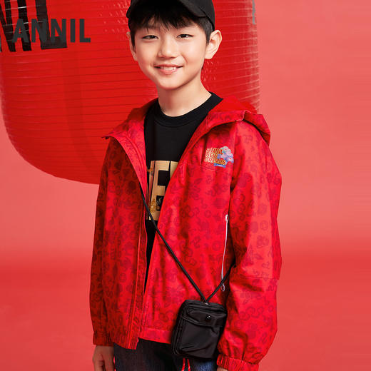 男女童梭织风衣春季新款安奈儿童装实体店同款AM515506 商品图2