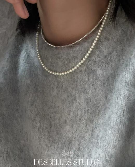 超难订4mm珍珠项链进口施华母贝珍珠 商品图13