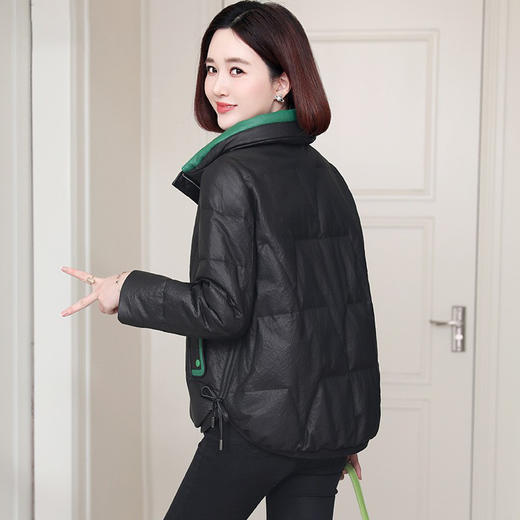 XT 3159真皮羽绒服时尚加厚外套皮衣 商品图2