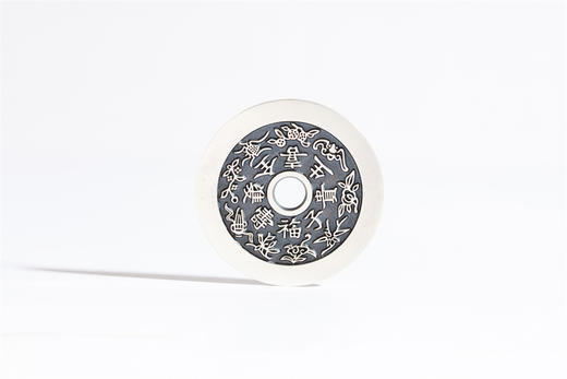 矩德泉坊 纯银手作  喜生贵子福寿双全（3.8厘米) QY401010807 商品图1