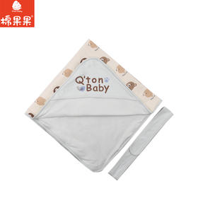 棉果果春季新品商场同款男童女童5A抗菌抱被(90*90cm)M105550200053（注：微商城发货不带礼盒）
