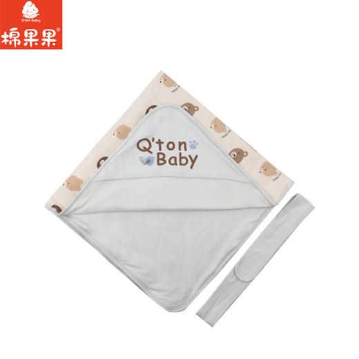 棉果果春季新品商场同款男童女童5A抗菌抱被(90*90cm)M105550200053（注：微商城发货不带礼盒） 商品图0