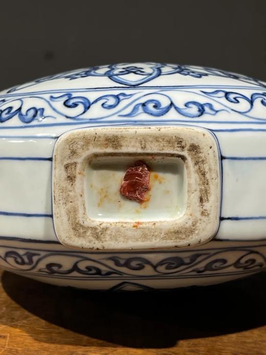 青花绘波斯星纹双系葫芦扁壶，顺丰包邮 商品图12