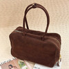 【顺丰包邮】03435 洛诗琳秋冬美拉德中号牛反绒保龄球手提包00382 商品缩略图0