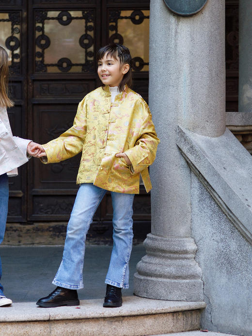 盛唐牡丹|儿童系列|Kids 五福临门双面穿外套 商品图1