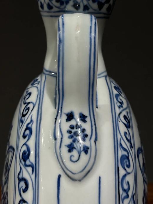 青花绘波斯星纹双系葫芦扁壶，顺丰包邮 商品图5