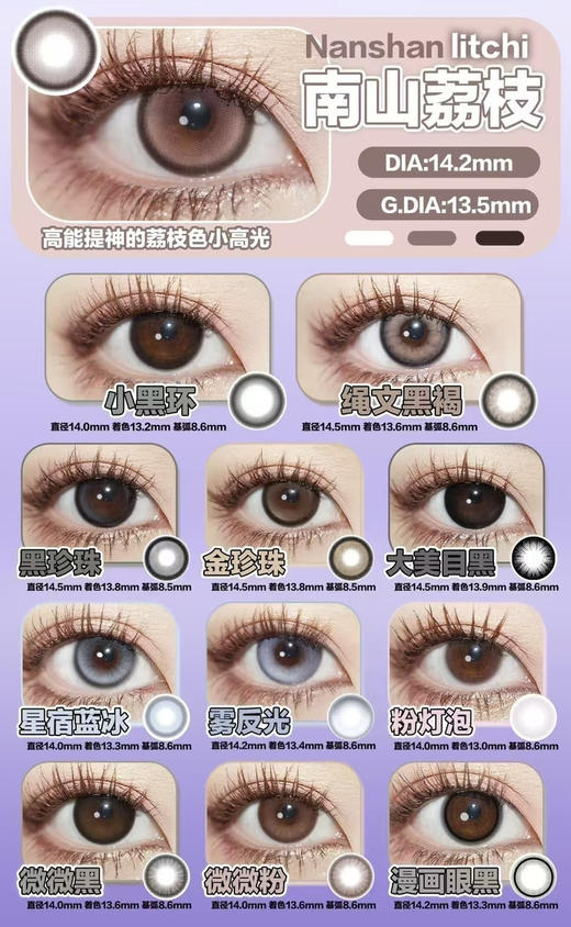 lucycon双十二活动～年抛/半年抛全色板都可以选；活动38/副；68/2副 88/3副；买两副以上送伴侣盒/护理液 商品图3