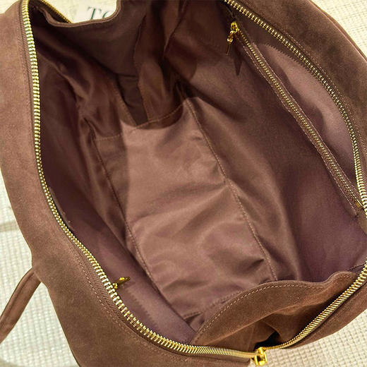 【顺丰包邮】03435 洛诗琳秋冬美拉德中号牛反绒保龄球手提包00382 商品图4