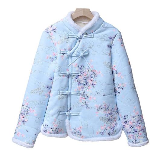 新中式棉衣中年妈妈冬装，喜气拜年服盘扣中国风小棉衣棉袄TYWF-F8629 商品图4