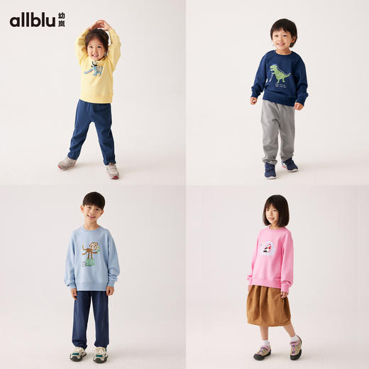 【秋Vol.1】【复古玩具印花】幼岚童装柔软舒适印花卫衣24秋季新款儿童长袖卫衣ZY 商品图2