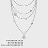 lost in echo2025春夏新款原创高级多层锆石吊坠925纯银长项链女 商品缩略图1